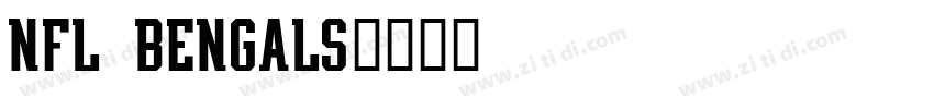 NFL Bengals字体转换
